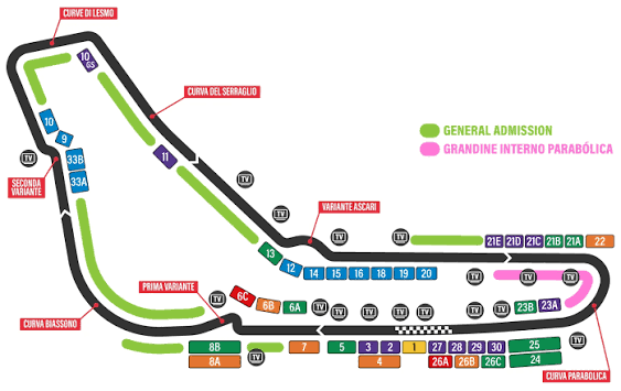 Biglietto F1 Monza 2026 - domenica 6 settembre