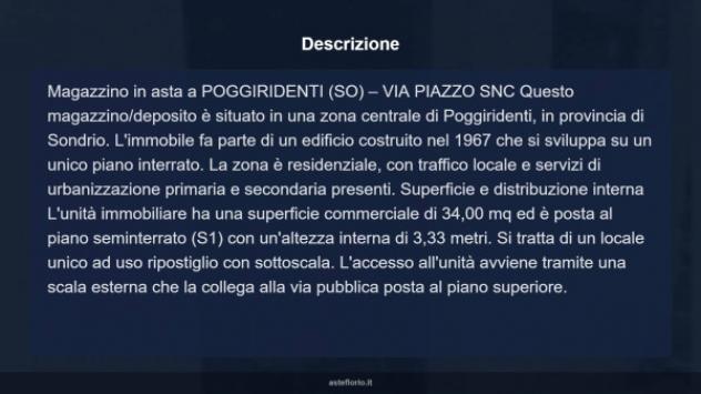 Immobile in asta di 34 m² in vendita a Poggiridenti - Foto 5