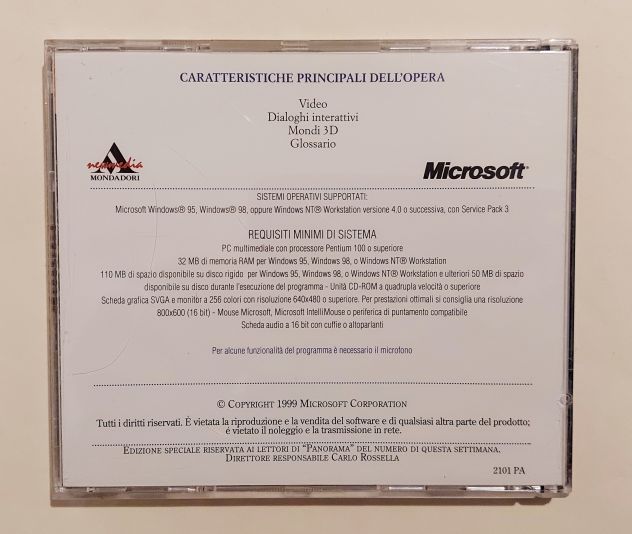 CD-ROM DI PANORAMA DA 1-5 MICROSOFT ENCARTA INTERACTIVE ENGLISH LEARNING - Foto 3