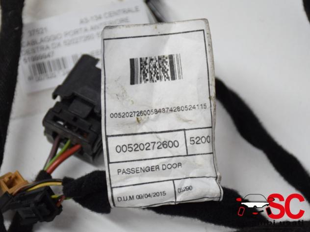 Cablaggio Porta Anteriore Destra Jeep Renegade 52027260 - 37521 - Foto 2