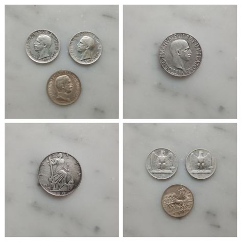 Monete Argento Regno d'Italia e Dal Mondo 500 lire Argento 5 lire Scudo ed altro - Foto 8
