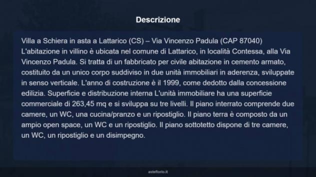 Immobile in asta di 263 m² con più di 5 locali in vendita a Lattarico - Foto 18