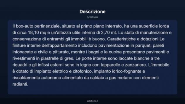 Immobile in asta di 147 m² con più di 5 locali e box auto in vendita a Lucera - Foto 12