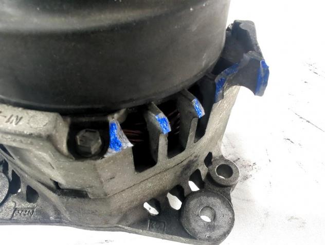 03D903025JX ALTERNATORE VOLKSWAGEN POLO 1.2 B 44KW 5M 5P (2008) RICAMBIO USATO SUPPORTO DANNEGGIATO - Foto 5