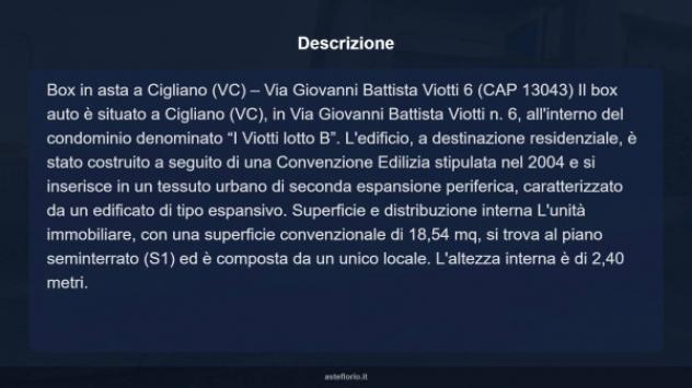 Immobile in asta di 18 m² in vendita a Cigliano - Foto 7