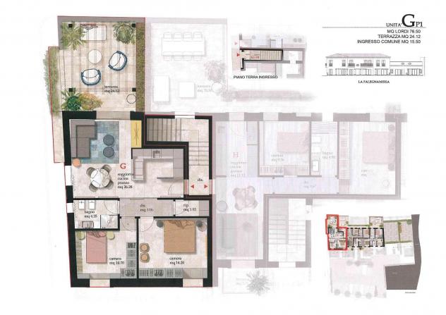 Appartamento in vendita a Cascina 77 mq Rif: 1224543