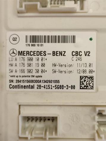 BODY COMPUTER MERCEDES Classe B W246 2° Serie 1769001001 A1769001001 (12) - Foto 2