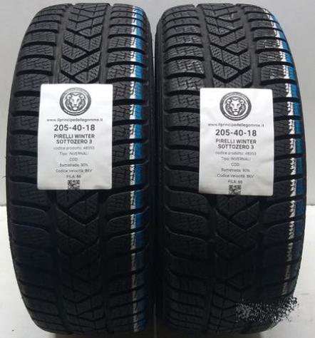 2 GOMME 205 40 18 PIRELLI A48353