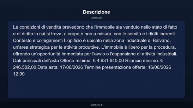 Immobile in asta di 7000 m² in vendita a Balvano - Foto 6