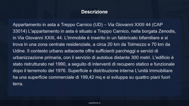 Immobile in asta di 199 m² con più di 5 locali in vendita a Arta Terme - Foto 15