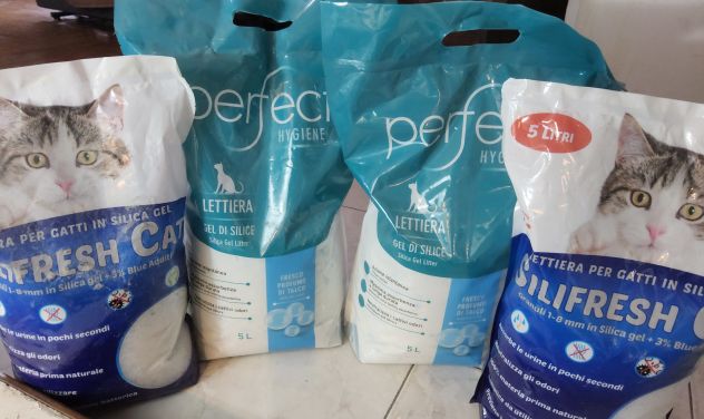 Lettiera Antiodore per Gatti in silice 4 x 5 litri