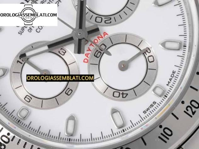 Rolex Replica DAYTONA 116520 1:1 BEST EDITION QUADRANTE BIANCO SU BRACCIALE SS SA4130 - Foto 6