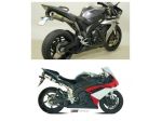 Terminale di scarico Arrow Mivv per Yamaha R1 2000 2003 2006 2008