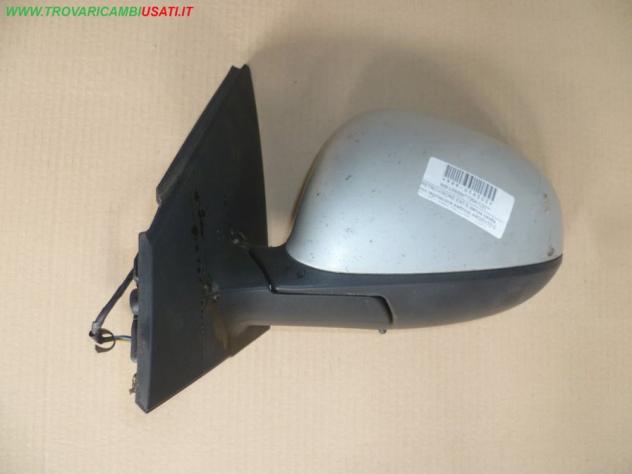 RETROVISORE EST.S.(senza calotta, con regolazione elettrica) ARGENTO 5 FILI (CALOTTA GRANDE) LANCIA YPSILON (843-TE/TI)  Vetri e Retrovisori  Cristall