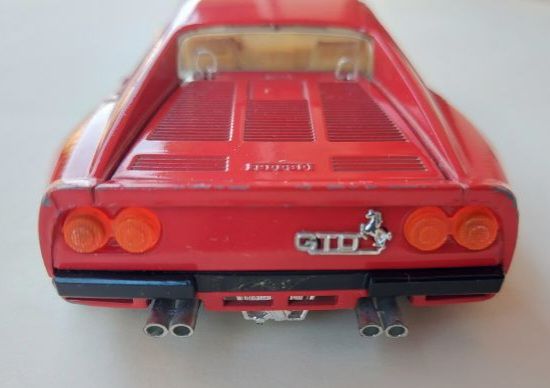 Modell.Burago Ferrari GTO (1984)scala 1/24 in alluminio pressofuso Made in Italy - Foto 7