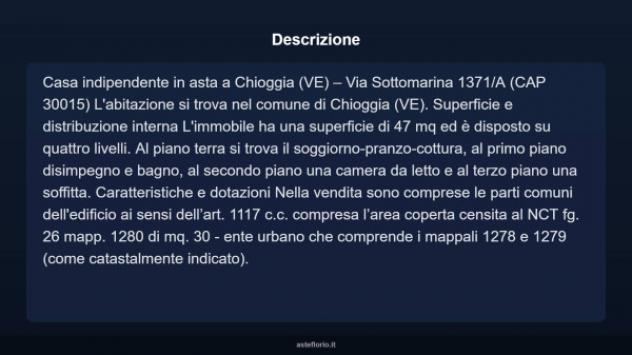 Immobile in asta di 47 m² in vendita a Chioggia - Foto 9