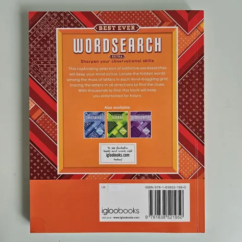 Wordsearch - Best Ever - Sharpen Your Observational Skills - Igloo Books - 2021 - Foto 4