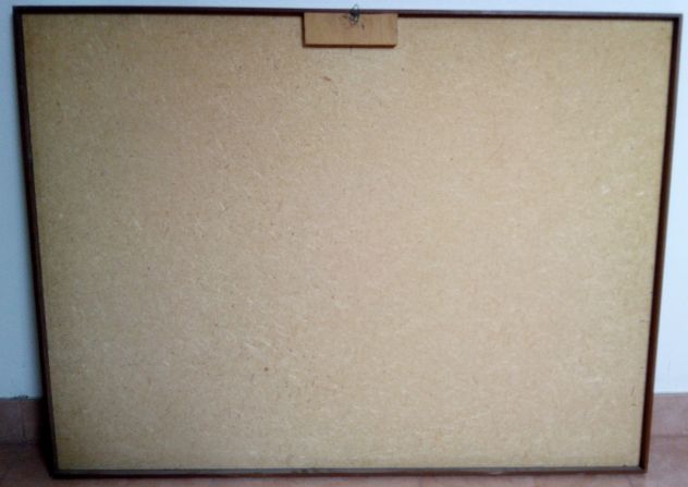 Dipinto ad olio anni 60 con cornice. - Foto 5