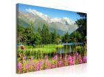 Quadro Lago Sulle Alpi 90x60 E 120x80 ARREDALACASA