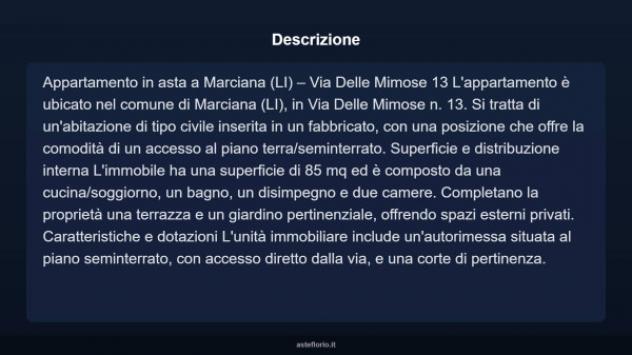 Immobile in asta di 85 m², box auto in vendita a Marciana - Foto 4