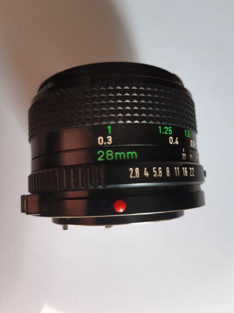 Obiettivo Canon 28mm. 1:2.8 obiettivo grandangolare, - Foto 2