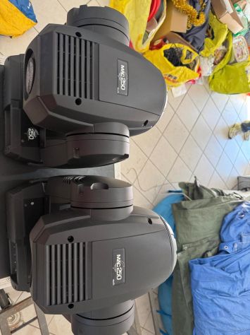 Coppia di Teste Mobili Martin con Flight Case. - Foto 5