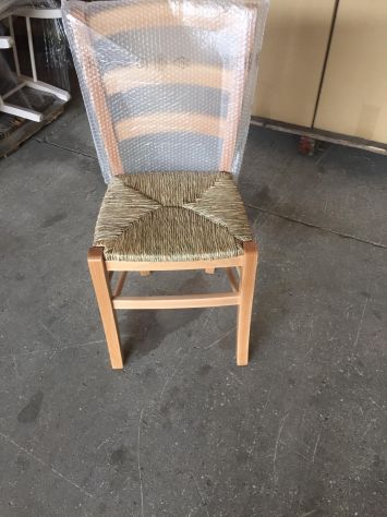 Set Roma Tavoli + 4 Sedie In Stile Shabby Chic Per Arredo Bar Ristorante - Foto 2