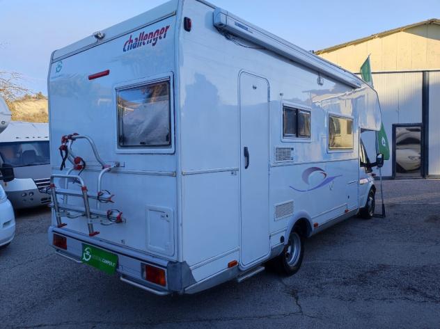 CAMPER CHALLENGER FORD MANSARDATO DOPPIA DINETTE 7 POSTI LETTO CASTELLO FOTOVOLTAICO GENERALI USATI 523 - Foto 4