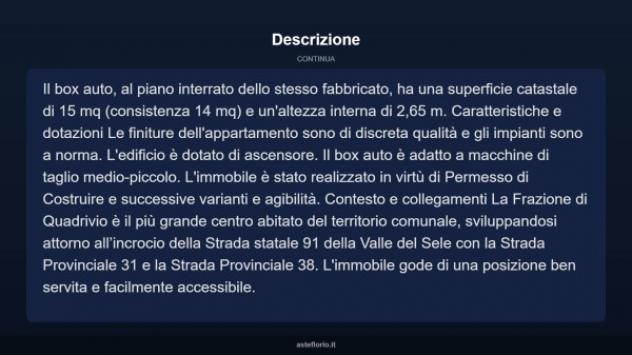 Immobile in asta di 88 m², box auto in vendita a Campagna - Foto 11