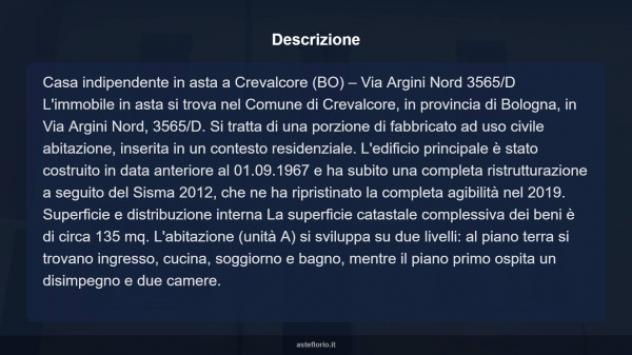 Immobile in asta di 135 m² con più di 5 locali in vendita a Crevalcore - Foto 9