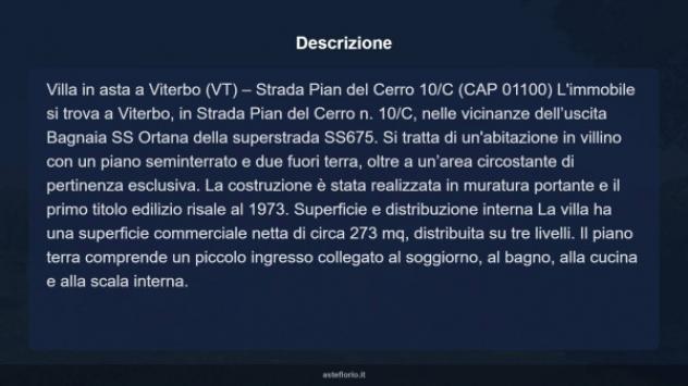 Immobile in asta di 273 m² in vendita a Viterbo - Foto 14
