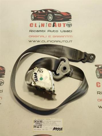 CINTURA DI SICUREZZA POSTERIORE DX VOLKSWAGEN Transporter T5 Serie 7H0857812A AXD (0309)