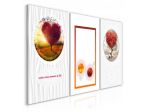 Quadro Alberi Con I Cuori 60x30 E 120x60 ARREDALACASA