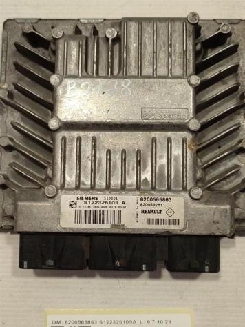 CENTRALINA MOTORE RENAULT Megane S. Wagon Serie 8200565863 S122326109A K9K724 diesel 1461 (0206) - Foto 2