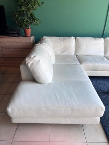DIVANO ANGOLARE IN PELLE - Foto 3