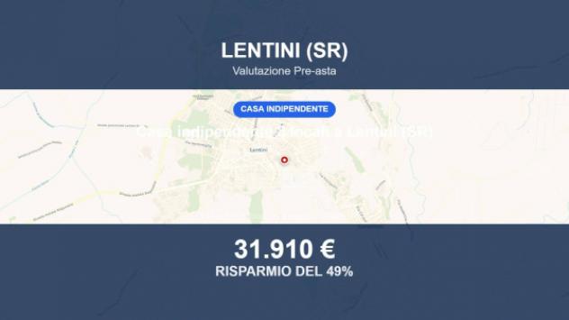 Immobile in asta di 137 m² con più di 5 locali e box auto in vendita a Lentini
