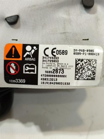 AIRBAG PASSEGGERO OPEL Corsa E 3° Serie 96852873 34152961B01 B14XER (15) - Foto 4