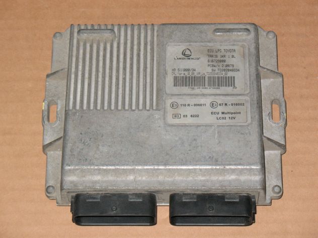 616729000 ECU CENTRALINA LPG GPL TOYOTA YARIS 1.0 T0202046G34 51100034