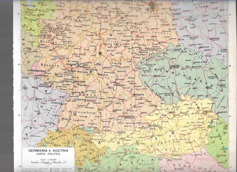 ANNI '60 N 10 CARTE GEOGRAFICHE  EUROPA DA ATLANTE DE AGOSTINI - Foto 2