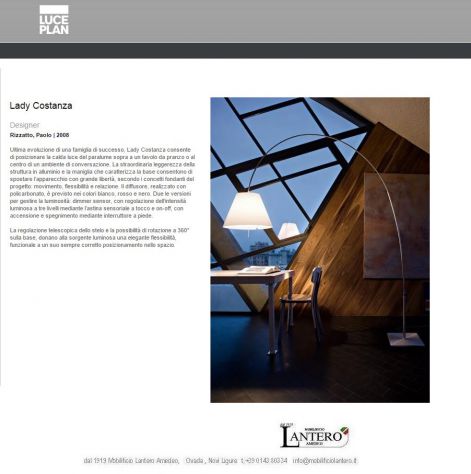 lampada da terra COSTANZA LADY  LUCEPLAN - Foto 5