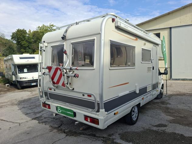 CAMPER ELNAGH FORD MANSARDATO 6 POSTI DINETTE POSTERIORE FOTOVOLTAICO GEMELLATO POSTERIORE CAMPEGGIO USATI GENERALI 1821 - Foto 4