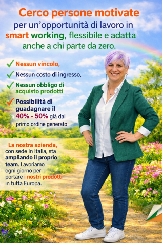 Lavoro da casa in smart working da remoto (tutta Italia)