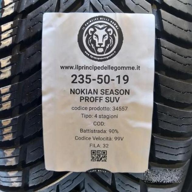 2 gomme 235 50 19 nokian a34557 - Foto 2