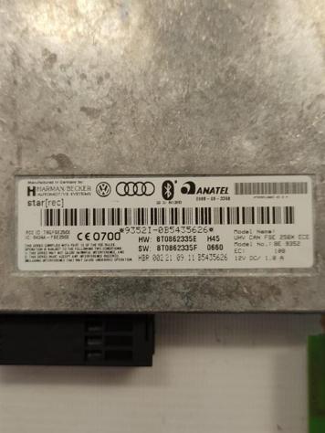 CENTRALINA BLUETOOTH TELEFONO AUDI Q5 Serie 8T0862335E 8T0862335F (1217) - Foto 2