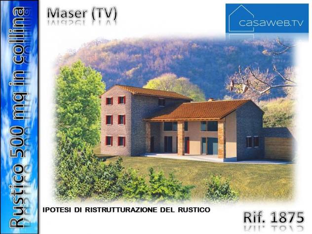 1875 - Rustico 500 mq in collina a Maser (TV) Rif. 1875 - Foto 7