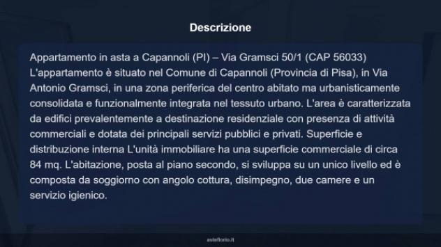 Immobile in asta di 84 m², box auto in vendita a Capannoli - Foto 7