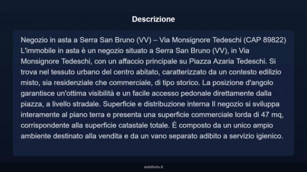 Immobile in asta di 47 m² in vendita a Serra San Bruno - Foto 5