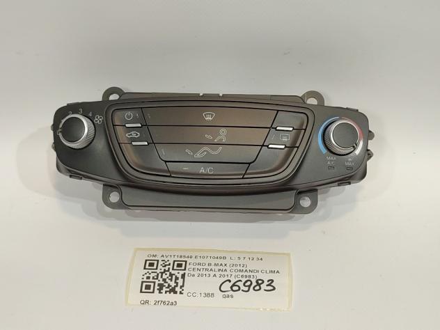COMANDI CLIMA FORD B - Max Berlina AV1T18549 E1071049B (12)