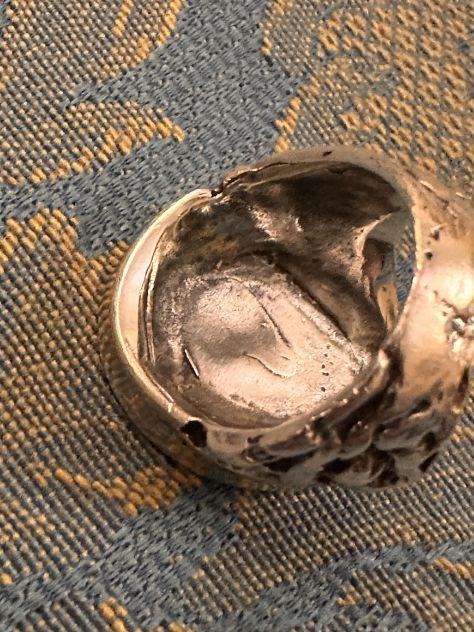 Anello chevalier stemma nobile corona - Foto 7