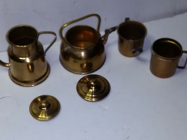 piccoli ninnoli vintage in ottone - caffettiere antiche - Foto 5